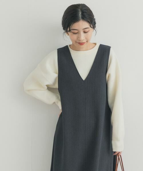 URBAN RESEARCH DOORS / アーバンリサーチ ドアーズ ニット・セーター | 針抜きダブルフェイスニット | 詳細15