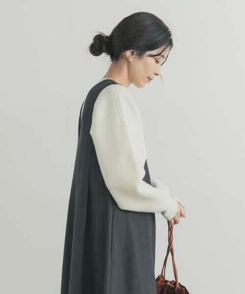 URBAN RESEARCH DOORS / アーバンリサーチ ドアーズ ニット・セーター | 針抜きダブルフェイスニット | 詳細16
