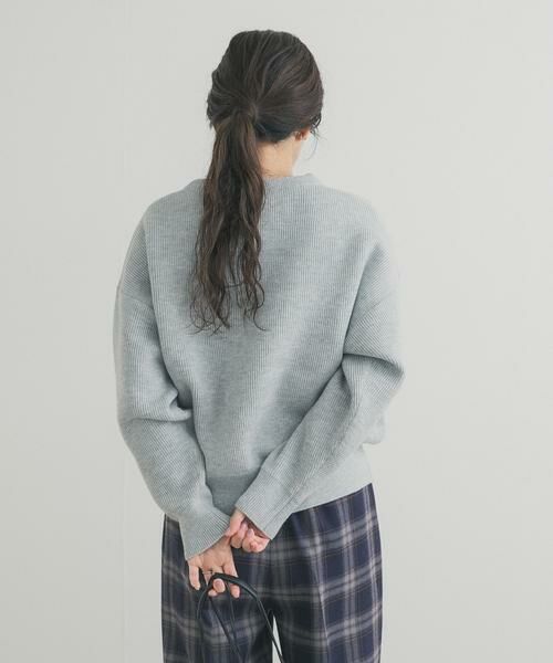 URBAN RESEARCH DOORS / アーバンリサーチ ドアーズ ニット・セーター | 針抜きダブルフェイスニット | 詳細22