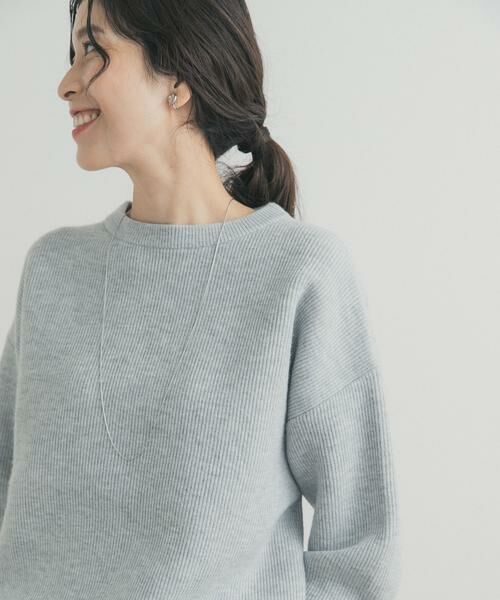 URBAN RESEARCH DOORS / アーバンリサーチ ドアーズ ニット・セーター | 針抜きダブルフェイスニット | 詳細23