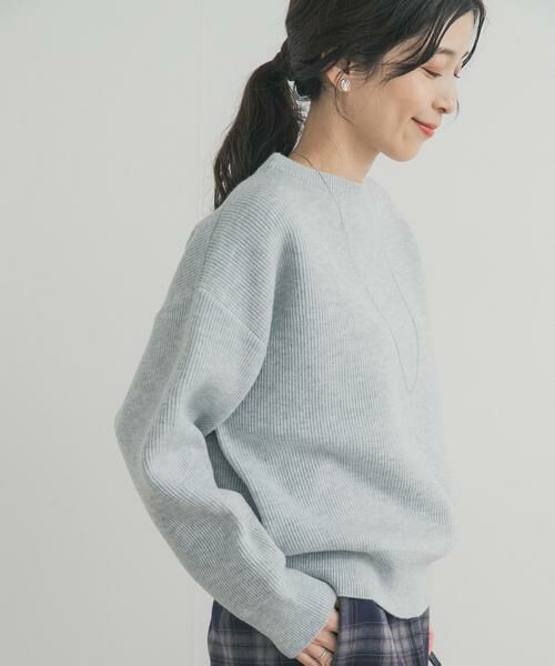 URBAN RESEARCH DOORS / アーバンリサーチ ドアーズ ニット・セーター | 針抜きダブルフェイスニット | 詳細24