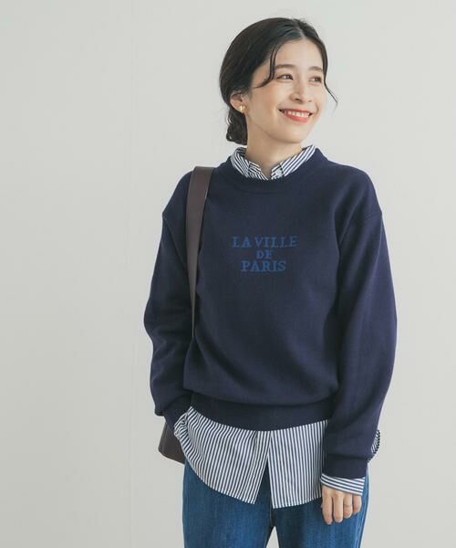 URBAN RESEARCH DOORS / アーバンリサーチ ドアーズ ニット・セーター | ロゴソフトニットプルオーバー | 詳細4