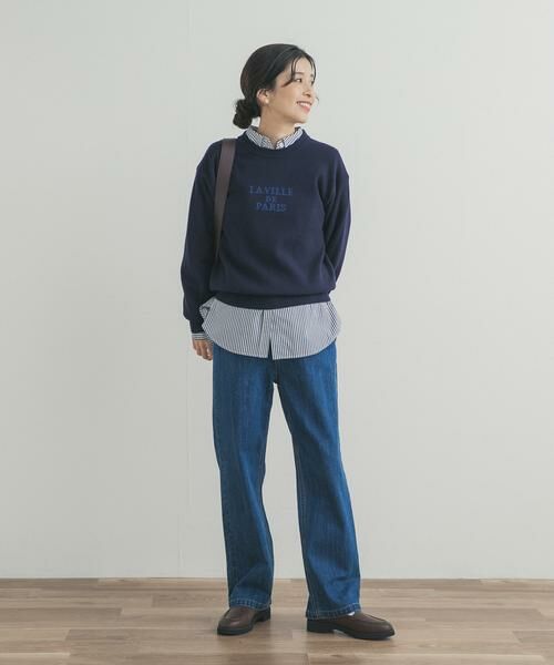 URBAN RESEARCH DOORS / アーバンリサーチ ドアーズ ニット・セーター | ロゴソフトニットプルオーバー | 詳細6