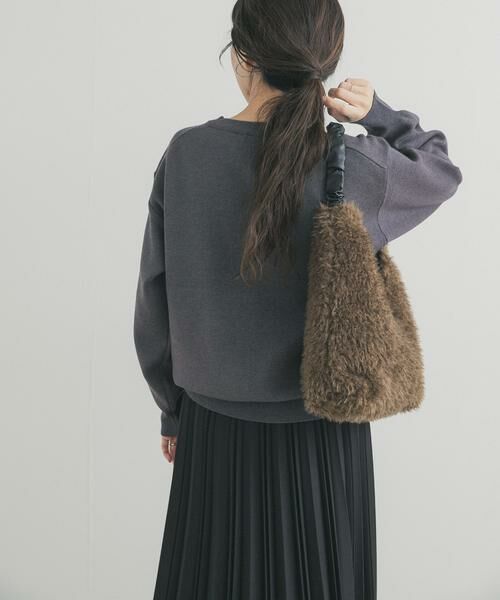 URBAN RESEARCH DOORS / アーバンリサーチ ドアーズ ニット・セーター | ロゴソフトニットプルオーバー | 詳細11