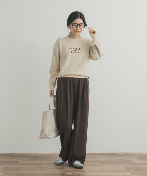 URBAN RESEARCH DOORS / アーバンリサーチ ドアーズ ニット・セーター | ロゴソフトニットプルオーバー | 詳細22