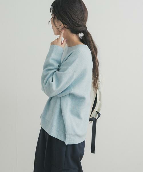 URBAN RESEARCH DOORS / アーバンリサーチ ドアーズ ニット・セーター | ボートネックスムースプルオーバー | 詳細2