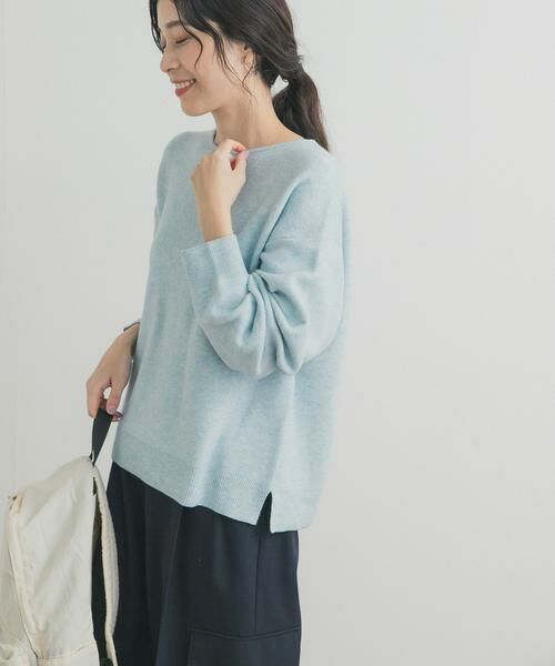 URBAN RESEARCH DOORS / アーバンリサーチ ドアーズ ニット・セーター | ボートネックスムースプルオーバー | 詳細3