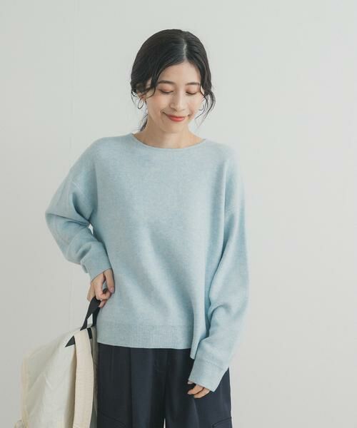 URBAN RESEARCH DOORS / アーバンリサーチ ドアーズ ニット・セーター | ボートネックスムースプルオーバー | 詳細4