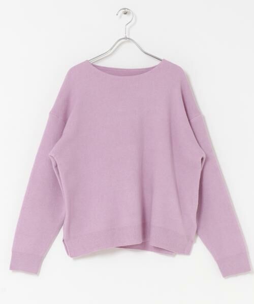 URBAN RESEARCH DOORS / アーバンリサーチ ドアーズ ニット・セーター | ボートネックスムースプルオーバー | 詳細22