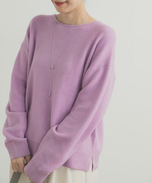 URBAN RESEARCH DOORS / アーバンリサーチ ドアーズ ニット・セーター | ボートネックスムースプルオーバー | 詳細16