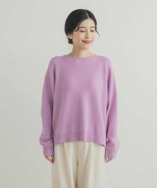 URBAN RESEARCH DOORS / アーバンリサーチ ドアーズ ニット・セーター | ボートネックスムースプルオーバー | 詳細19