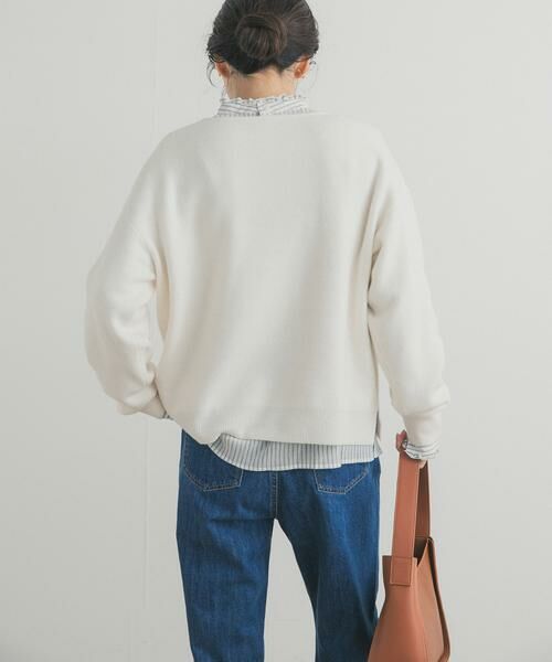 URBAN RESEARCH DOORS / アーバンリサーチ ドアーズ ニット・セーター | ボートネックスムースプルオーバー | 詳細25