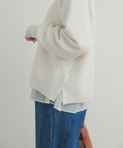 URBAN RESEARCH DOORS / アーバンリサーチ ドアーズ ニット・セーター | ボートネックスムースプルオーバー | 詳細27