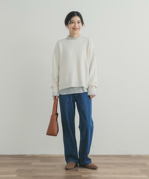 URBAN RESEARCH DOORS / アーバンリサーチ ドアーズ ニット・セーター | ボートネックスムースプルオーバー | 詳細28