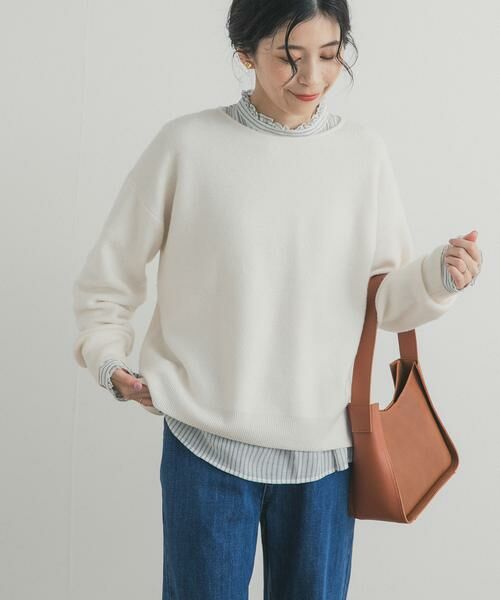 URBAN RESEARCH DOORS / アーバンリサーチ ドアーズ ニット・セーター | ボートネックスムースプルオーバー | 詳細29