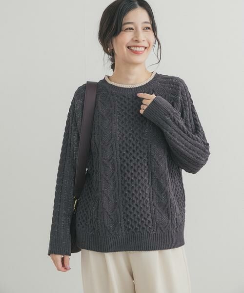 URBAN RESEARCH DOORS / アーバンリサーチ ドアーズ ニット・セーター | ラグランモールニット | 詳細3
