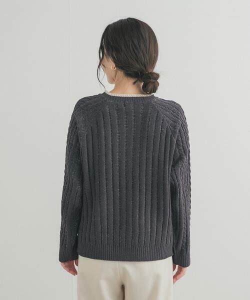 URBAN RESEARCH DOORS / アーバンリサーチ ドアーズ ニット・セーター | ラグランモールニット | 詳細12