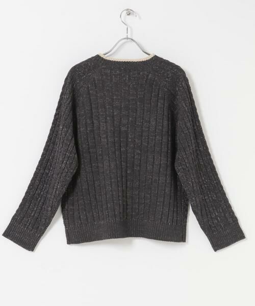 URBAN RESEARCH DOORS / アーバンリサーチ ドアーズ ニット・セーター | ラグランモールニット | 詳細15
