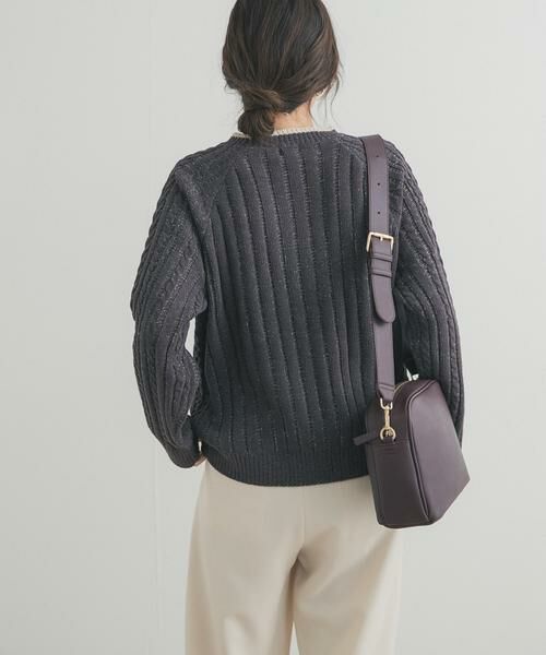 URBAN RESEARCH DOORS / アーバンリサーチ ドアーズ ニット・セーター | ラグランモールニット | 詳細5