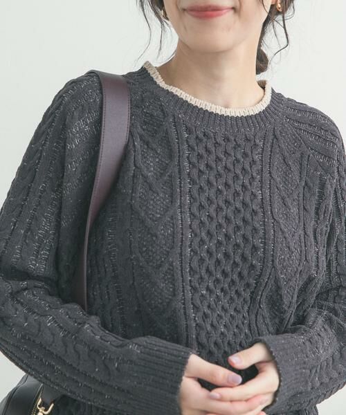 URBAN RESEARCH DOORS / アーバンリサーチ ドアーズ ニット・セーター | ラグランモールニット | 詳細8