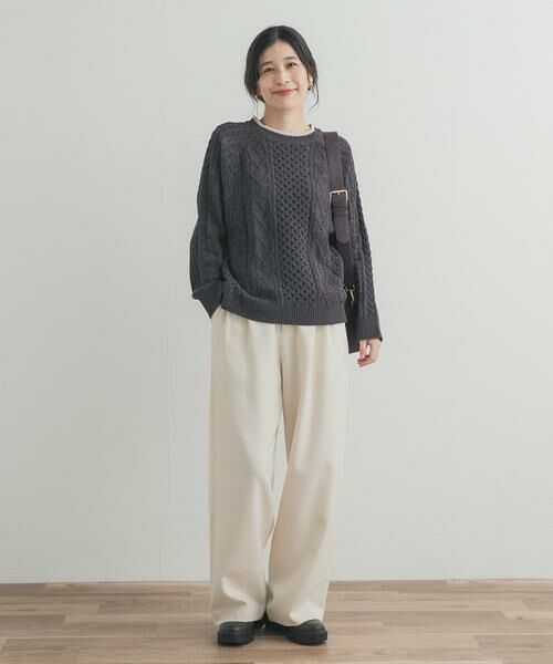 URBAN RESEARCH DOORS / アーバンリサーチ ドアーズ ニット・セーター | ラグランモールニット | 詳細9