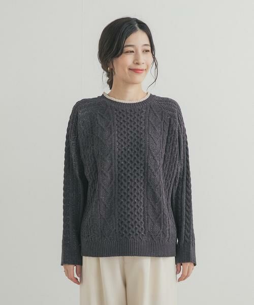 URBAN RESEARCH DOORS / アーバンリサーチ ドアーズ ニット・セーター | ラグランモールニット | 詳細10