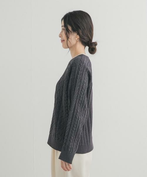 URBAN RESEARCH DOORS / アーバンリサーチ ドアーズ ニット・セーター | ラグランモールニット | 詳細11