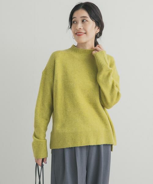 URBAN RESEARCH DOORS / アーバンリサーチ ドアーズ ニット・セーター | ハイネックサイドスリットニット | 詳細1