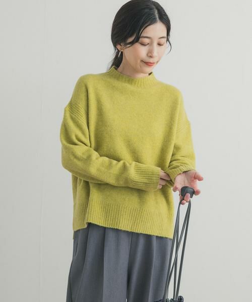 URBAN RESEARCH DOORS / アーバンリサーチ ドアーズ ニット・セーター | ハイネックサイドスリットニット | 詳細5