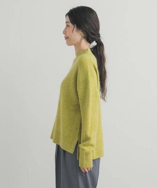 URBAN RESEARCH DOORS / アーバンリサーチ ドアーズ ニット・セーター | ハイネックサイドスリットニット | 詳細8