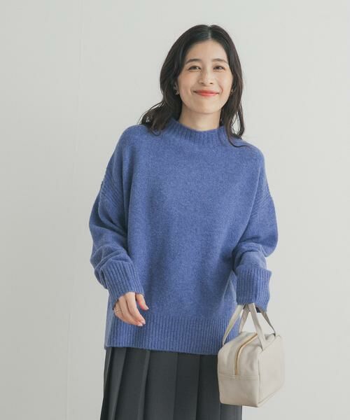 URBAN RESEARCH DOORS / アーバンリサーチ ドアーズ ニット・セーター | ハイネックサイドスリットニット | 詳細16