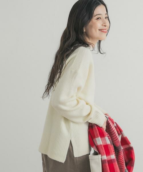 URBAN RESEARCH DOORS / アーバンリサーチ ドアーズ ニット・セーター | ハイネックサイドスリットニット | 詳細21