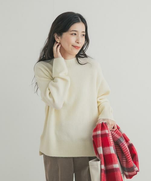 URBAN RESEARCH DOORS / アーバンリサーチ ドアーズ ニット・セーター | ハイネックサイドスリットニット | 詳細24