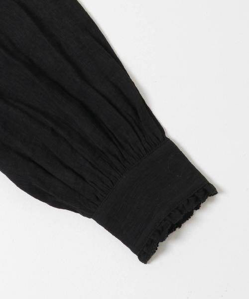 URBAN RESEARCH DOORS / アーバンリサーチ ドアーズ シャツ・ブラウス | ピンタックフリルスタンドカラーブラウス | 詳細19