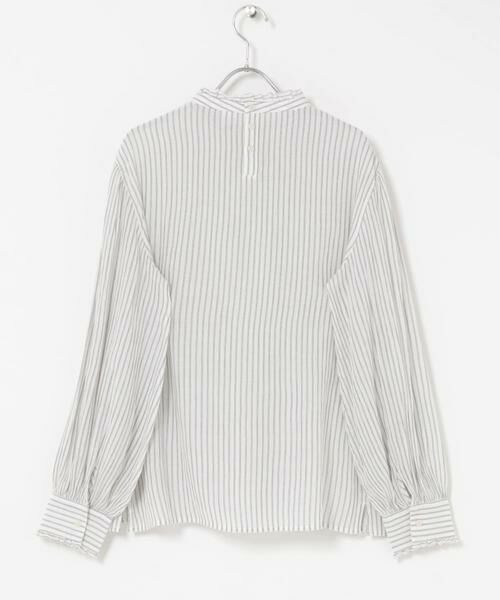 URBAN RESEARCH DOORS / アーバンリサーチ ドアーズ シャツ・ブラウス | ピンタックフリルスタンドカラーブラウス | 詳細30