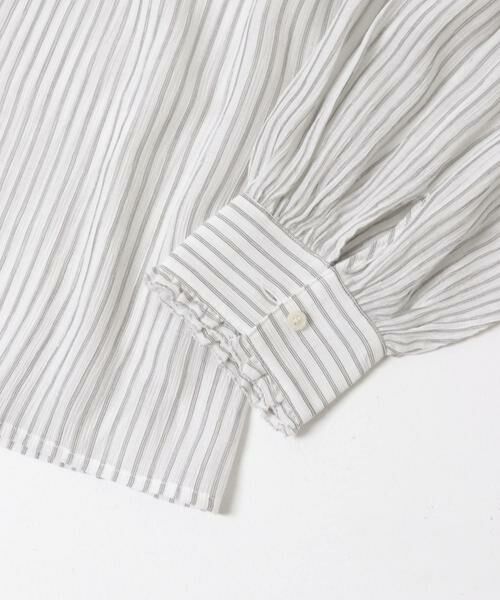 URBAN RESEARCH DOORS / アーバンリサーチ ドアーズ シャツ・ブラウス | ピンタックフリルスタンドカラーブラウス | 詳細29