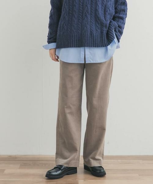 URBAN RESEARCH DOORS / アーバンリサーチ ドアーズ その他パンツ | 『UR TECH』コーデュロイイージーパンツ（ベージュ）