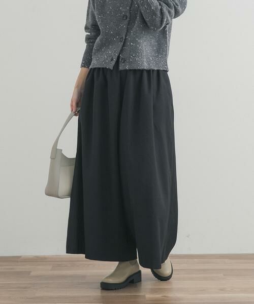 URBAN RESEARCH DOORS / アーバンリサーチ ドアーズ その他パンツ | 9分丈ワイドギャザーパンツ | 詳細1