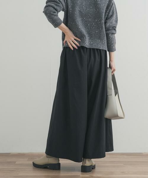 URBAN RESEARCH DOORS / アーバンリサーチ ドアーズ その他パンツ | 9分丈ワイドギャザーパンツ | 詳細3