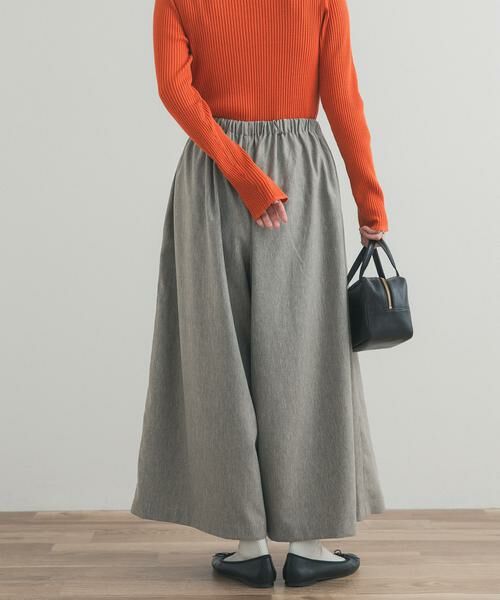 URBAN RESEARCH DOORS / アーバンリサーチ ドアーズ その他パンツ | 9分丈ワイドギャザーパンツ | 詳細11