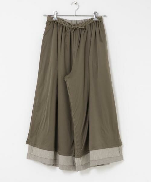 URBAN RESEARCH DOORS / アーバンリサーチ ドアーズ その他パンツ | 9分丈ワイドギャザーパンツ | 詳細23