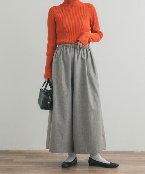 URBAN RESEARCH DOORS / アーバンリサーチ ドアーズ その他パンツ | 9分丈ワイドギャザーパンツ | 詳細12