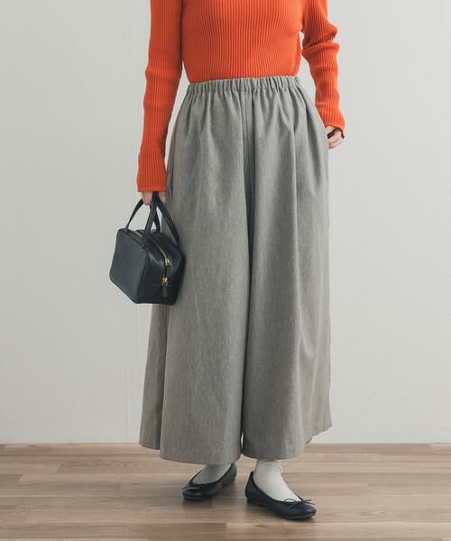 URBAN RESEARCH DOORS / アーバンリサーチ ドアーズ その他パンツ | 9分丈ワイドギャザーパンツ | 詳細13
