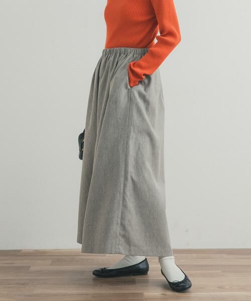 URBAN RESEARCH DOORS / アーバンリサーチ ドアーズ その他パンツ | 9分丈ワイドギャザーパンツ | 詳細14
