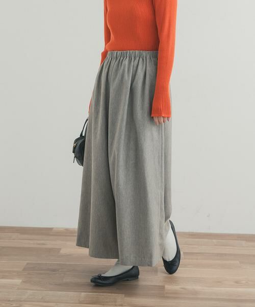 URBAN RESEARCH DOORS / アーバンリサーチ ドアーズ その他パンツ | 9分丈ワイドギャザーパンツ | 詳細15
