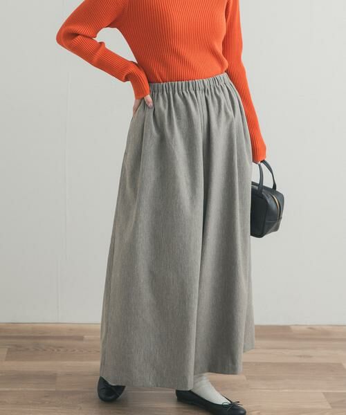 URBAN RESEARCH DOORS / アーバンリサーチ ドアーズ その他パンツ | 9分丈ワイドギャザーパンツ（ベージュ系その他）