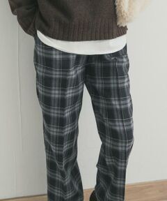 URBAN RESEARCH DOORS / アーバンリサーチ ドアーズ その他パンツ | 『UR TECH』チェックストレートイージーパンツ