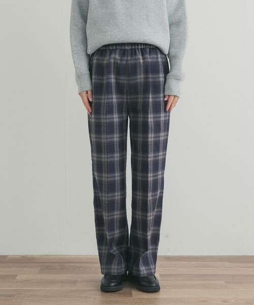 URBAN RESEARCH DOORS / アーバンリサーチ ドアーズ その他パンツ | 『UR TECH』チェックストレートイージーパンツ | 詳細10