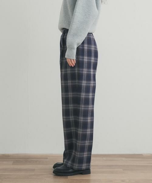 URBAN RESEARCH DOORS / アーバンリサーチ ドアーズ その他パンツ | 『UR TECH』チェックストレートイージーパンツ | 詳細11