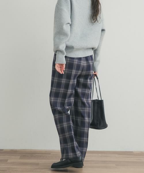 URBAN RESEARCH DOORS / アーバンリサーチ ドアーズ その他パンツ | 『UR TECH』チェックストレートイージーパンツ | 詳細4